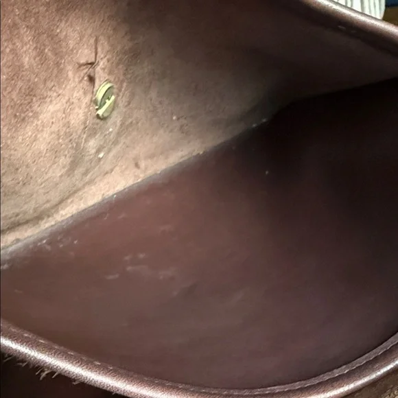 Vintage 1998 Coach Willis 9927 Mahogany Brown Leather Turnlock Crossbody Satchel - Picture 13 of 14